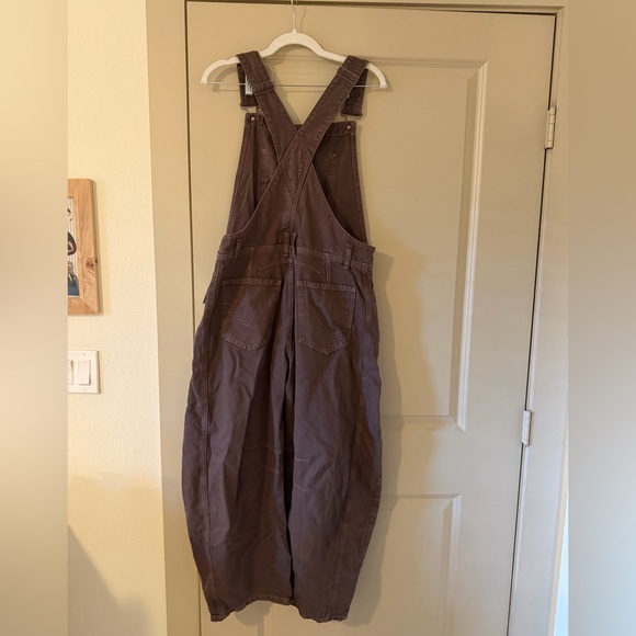 NWT We The Free Good Luck Barrel Overall Chocolate Mouse - Size L - Picture 7 of 7